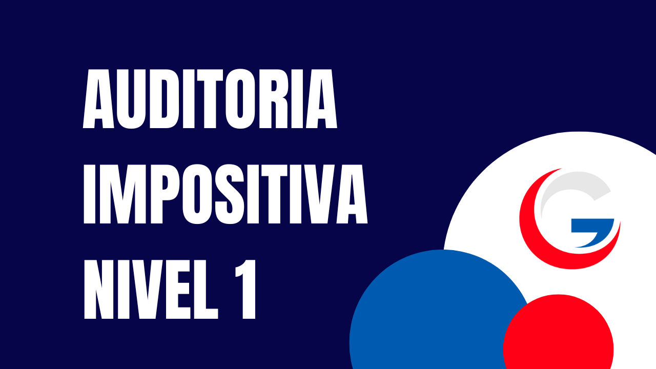 CURSO AUDITORIA IMPOSITIVA NIVEL 1 (6 HS DE ESTUDIO)