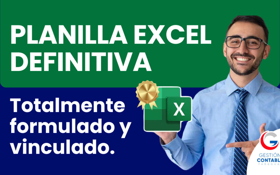 0624 PLANILLA EXCEL CONTABLE DEFINITIVA CON VIDEO TUTORIAL