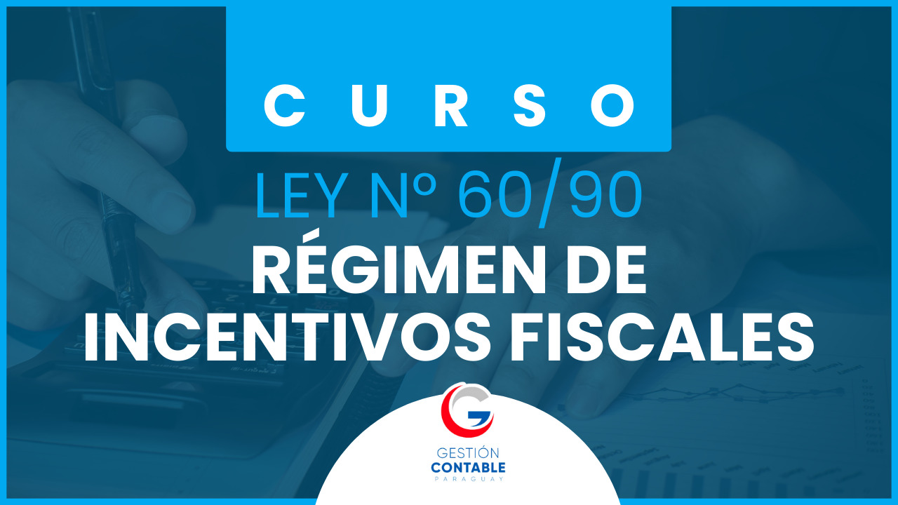 1024 REGIMEN DE INCENTIVOS FISCALES LEY N.º 60/90 (8 HS DE ESTUDIO)