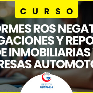 0125 INMOBILIARIAS Y AUTOMORES INFORME ROS NEGATIVO (UNICA CLASE)