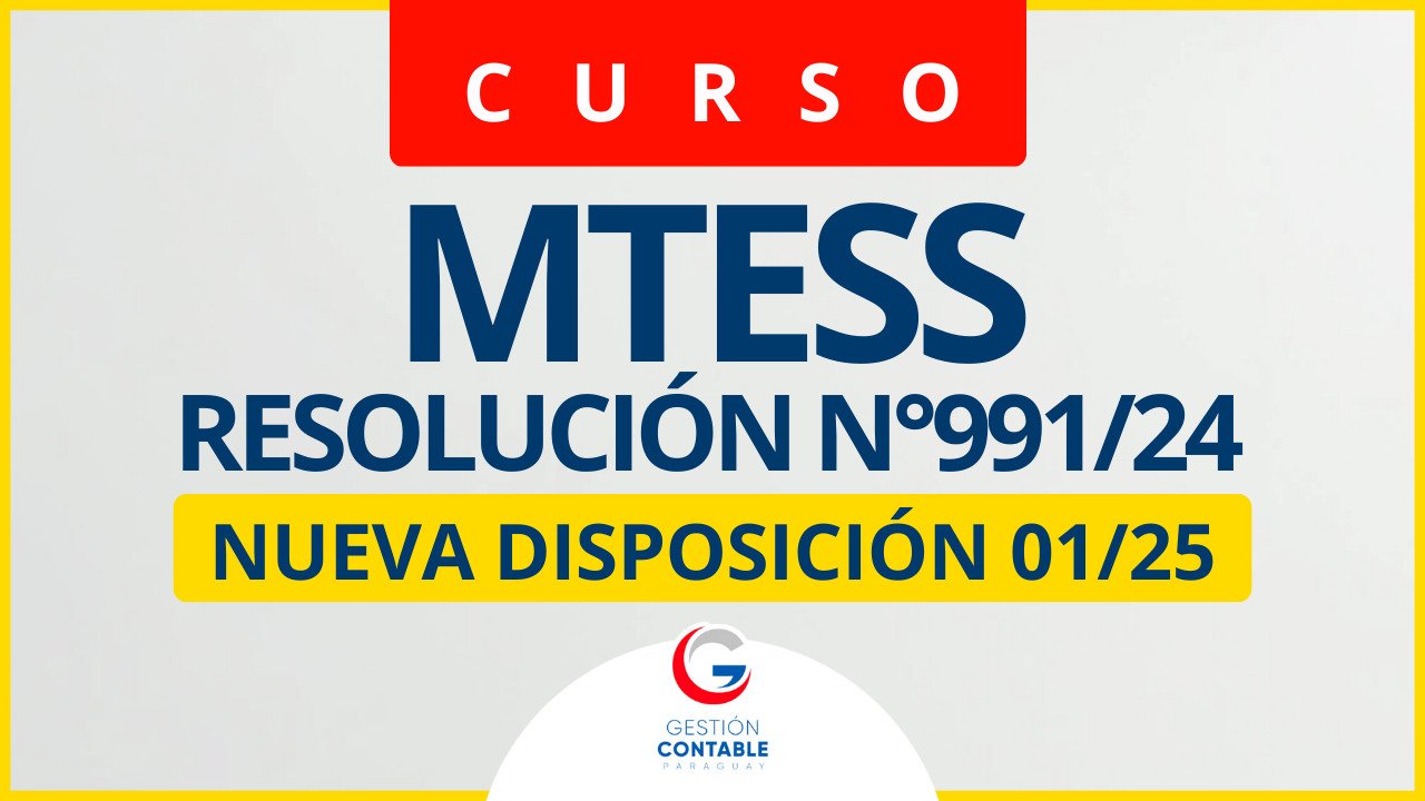 0125 MTESS-RG991/24 (ÚNICA CLASE)