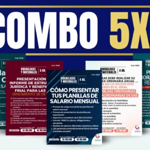 0725 PACK 2 COMBO 5X1 MATERIALES DE ESTUDIO