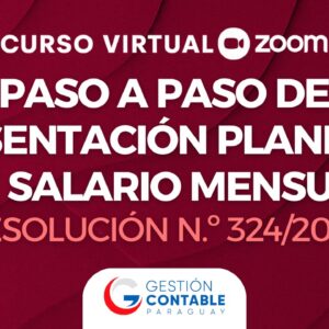 0925 PLANILLAS DE SALARIOS RG 324/25 (ÚNICA CLASE)