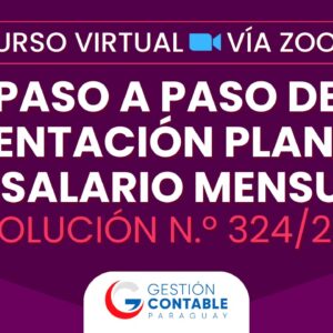 0925 RG324 PASO A PASO PLANILLA DE SALARIO (ÚNICA CLASE)