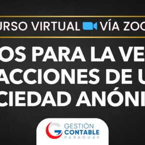 1025 VENTA DE ACCIONES DE UNA S.A. (ÚNICA CLASE)