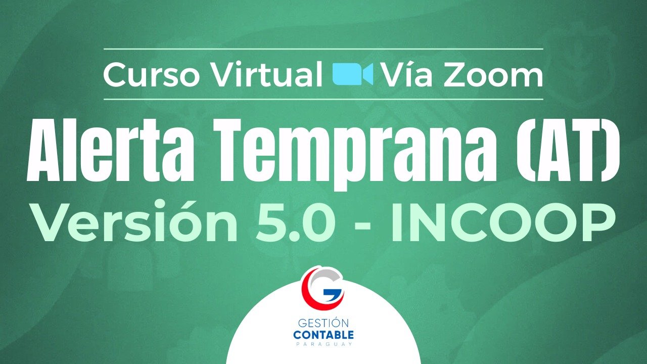 1025 ALERTA TEMPRANA AT 5.0 INCOOP (CLASE ÚNICA)