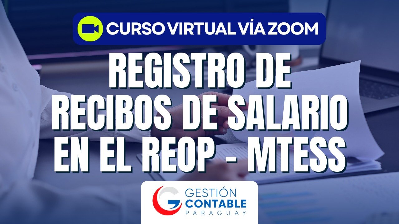 1225 RECIBOS DE SALARIO REOP-MTESS CURSO 2 (ÚNICA CLASE)