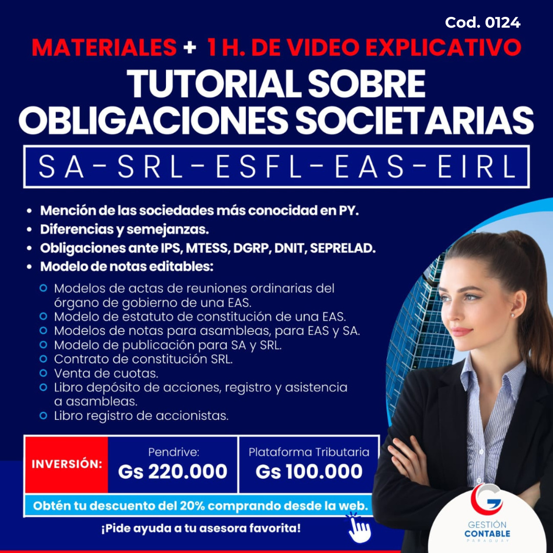 𝗧𝘂𝘁𝗼𝗿𝗶𝗮𝗹 𝘀𝗼𝗯𝗿𝗲 𝗢𝗯𝗹𝗶𝗴𝗮𝗰𝗶𝗼𝗻𝗲𝘀 𝗦𝗼𝗰𝗶𝗲𝘁𝗮𝗿𝗶𝗮𝘀  𝗦𝗔-𝗦𝗥𝗟-𝗘𝗦𝗙𝗟-𝗘𝗔𝗦-𝗘𝗜𝗥𝗟 