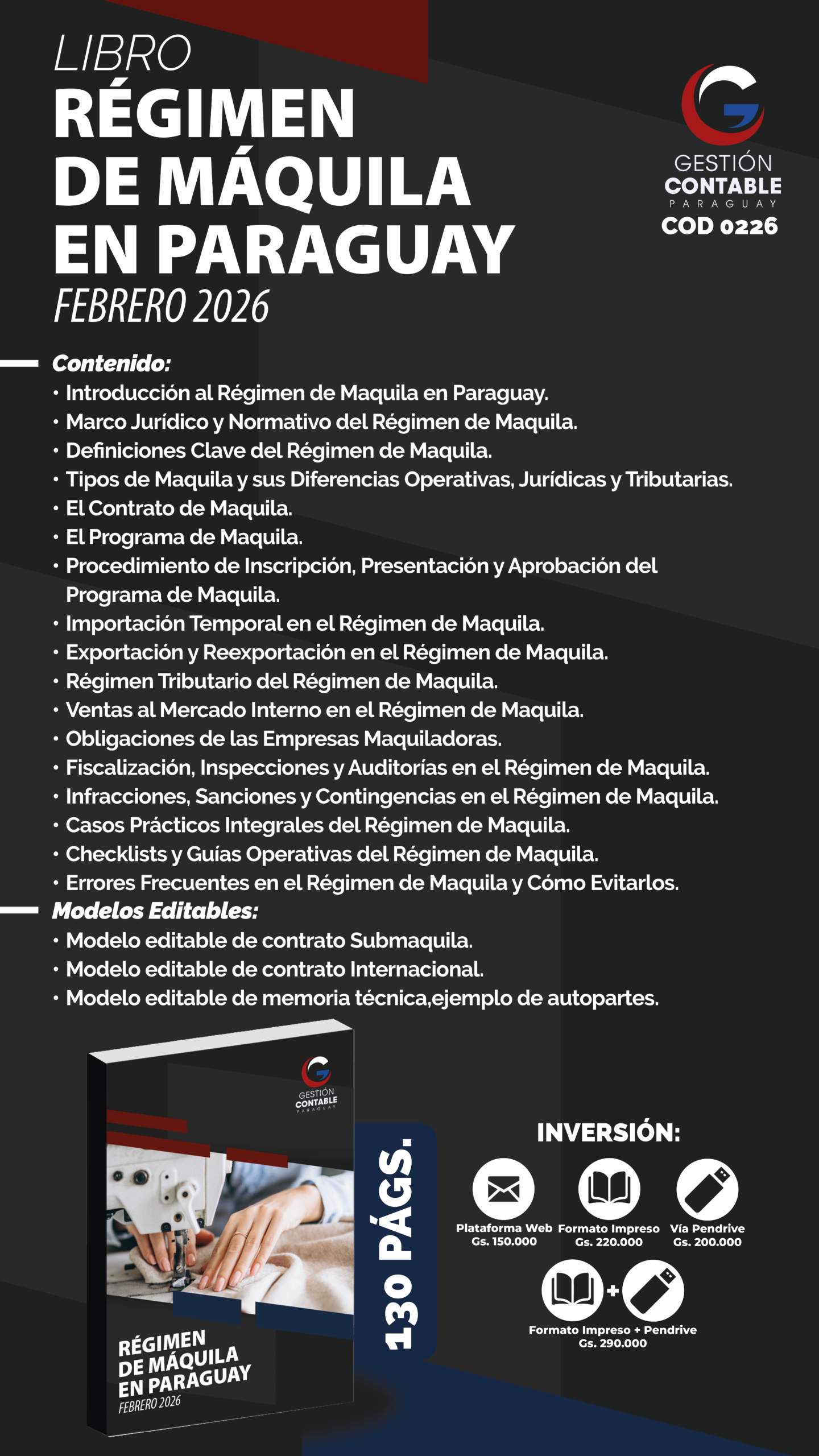 𝐋𝐈𝐁𝐑𝐎 𝐑𝐄́𝐆𝐈𝐌𝐄𝐍 𝐃𝐄 𝐌𝐀́𝐐𝐔𝐈𝐋𝐀 𝐄𝐍 𝐏𝐀𝐑𝐀𝐆𝐔𝐀𝐘