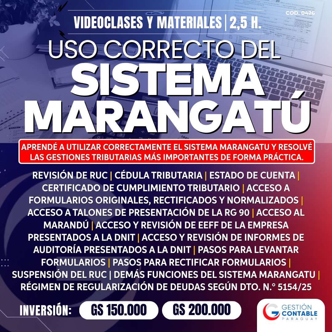 𝐔𝐒𝐎 𝐂𝐎𝐑𝐑𝐄𝐂𝐓𝐎 𝐃𝐄𝐋 𝐒𝐈𝐒𝐓𝐄𝐌𝐀 𝐌𝐀𝐑𝐀𝐍𝐆𝐀𝐓𝐔 2,5𝐇𝐒 𝐃𝐄 𝐕𝐈𝐃𝐄𝐎 𝐂𝐋𝐀𝐒𝐄𝐒 & 𝐌𝐀𝐓𝐄𝐑𝐈𝐀𝐋𝐄𝐒