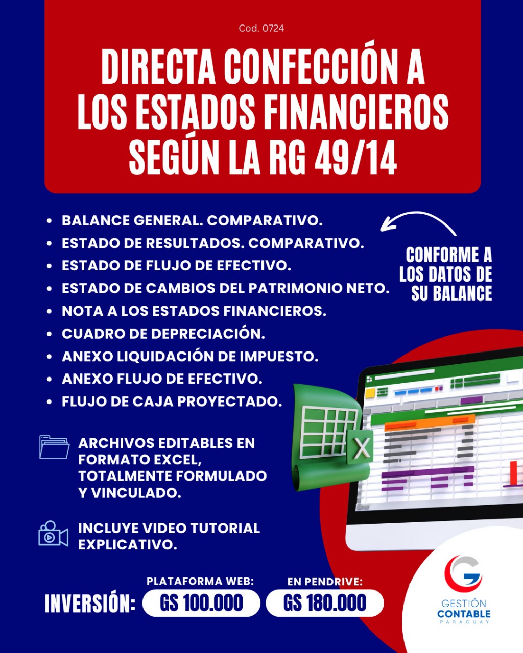 𝐃𝐈𝐑𝐄𝐂𝐓𝐀 𝐂𝐎𝐍𝐅𝐄𝐂𝐂𝐈𝐎́𝐍 𝐃𝐄 𝐋𝐎𝐒 𝐄𝐒𝐓𝐀𝐃𝐎𝐒 𝐅𝐈𝐍𝐀𝐍𝐂𝐈𝐄𝐑𝐎𝐒 𝐒𝐄𝐆𝐔́𝐍 𝐋𝐀 𝐑𝐆 𝟒𝟗/𝟏𝟒