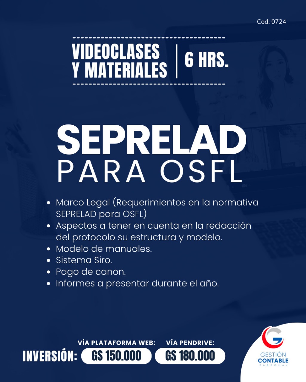 𝐕𝐈𝐃𝐄𝐎 𝐂𝐋𝐀𝐒𝐄𝐒 & 𝐌𝐀𝐓𝐄𝐑𝐈𝐀𝐋𝐄𝐒  6️⃣ horas   𝐒𝐄𝐏𝐑𝐄𝐋𝐀𝐃 𝐏𝐀𝐑𝐀 𝐎𝐒𝐅𝐋   