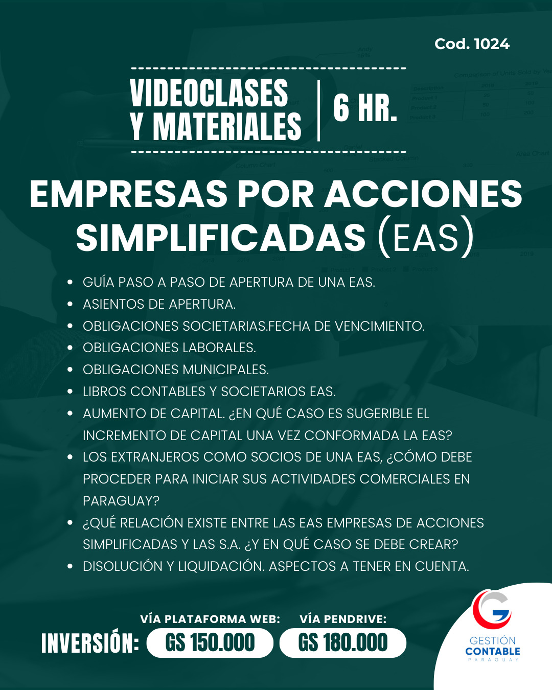 𝐕𝐈𝐃𝐄𝐎 𝐂𝐋𝐀𝐒𝐄𝐒 & 𝐌𝐀𝐓𝐄𝐑𝐈𝐀𝐋𝐄𝐒  6️⃣ horas   𝐄𝐌𝐏𝐑𝐄𝐒𝐀𝐒 𝐏𝐎𝐑 𝐀𝐂𝐂𝐈𝐎𝐍𝐄𝐒 𝐒𝐈𝐌𝐏𝐋𝐈𝐅𝐈𝐂𝐀𝐃𝐀𝐒