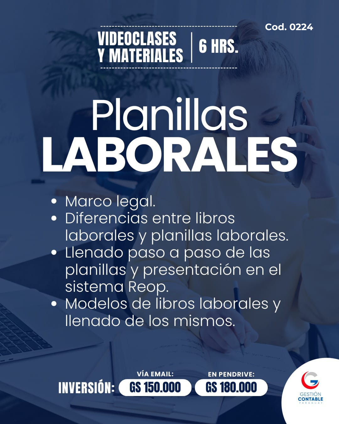 𝐕𝐈𝐃𝐄𝐎 𝐂𝐋𝐀𝐒𝐄𝐒 & 𝐌𝐀𝐓𝐄𝐑𝐈𝐀𝐋𝐄𝐒  6 horas  𝐏𝐋𝐀𝐍𝐈𝐋𝐋𝐀𝐒 𝐋𝐀𝐁𝐎𝐑𝐀𝐋𝐄𝐒