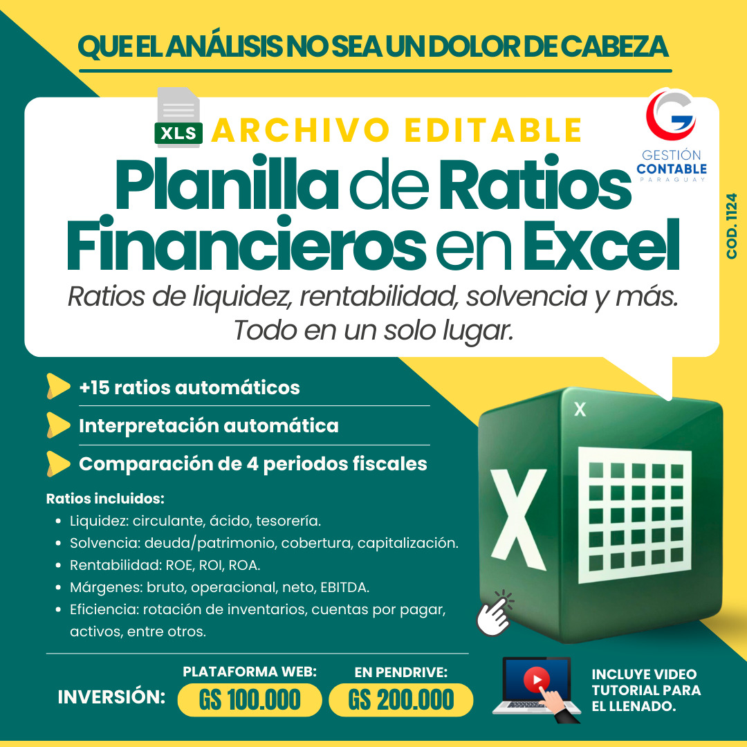 𝐏𝐋𝐀𝐍𝐈𝐋𝐋𝐀 𝐃𝐄 𝐑𝐀𝐓𝐈𝐎𝐒 𝐅𝐈𝐍𝐀𝐍𝐂𝐈𝐄𝐑𝐎𝐒 𝐄𝐍 𝐄𝐗𝐂𝐄𝐋           