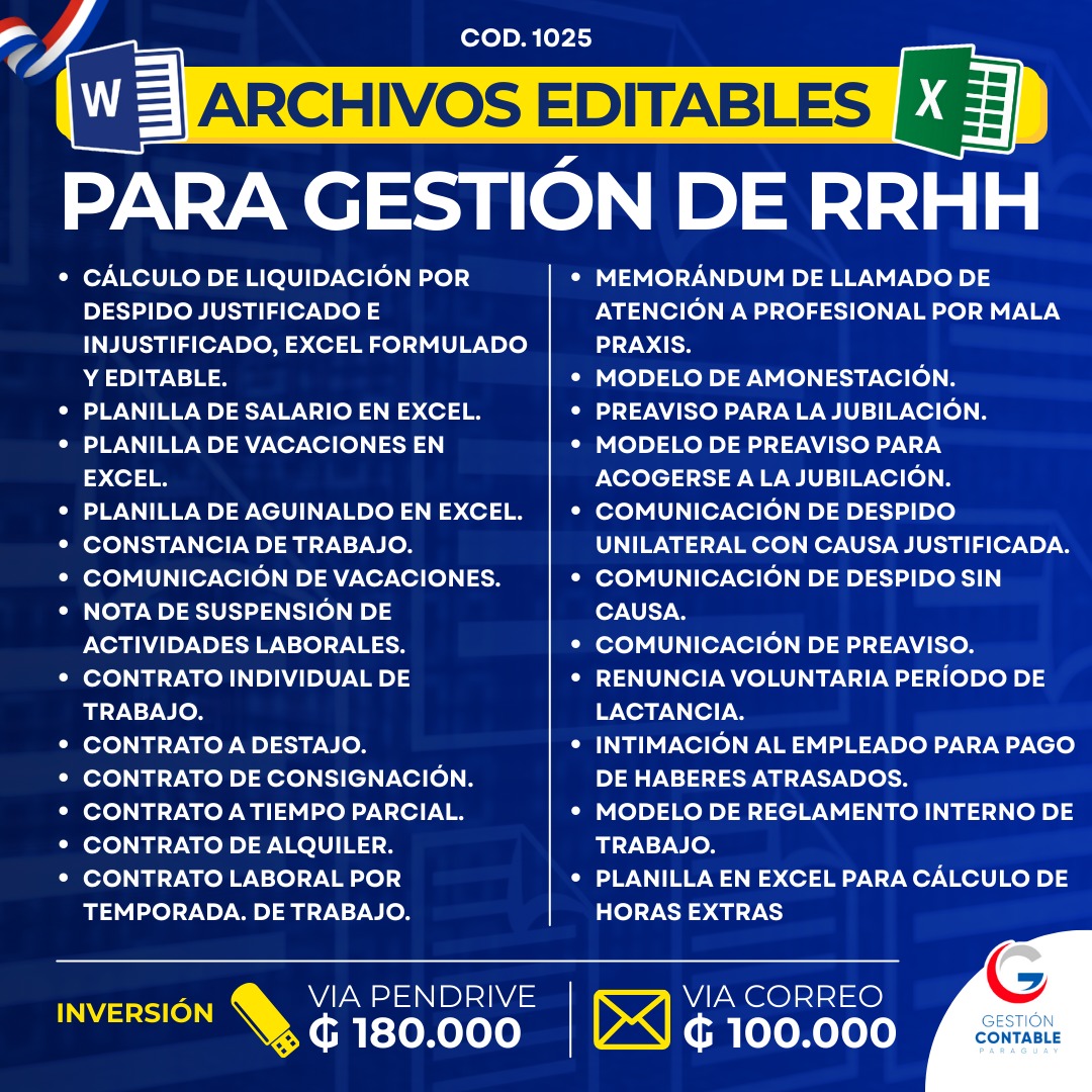 74_1025_ARCHIVOS EDITABLES GESTIรN DE RRHH