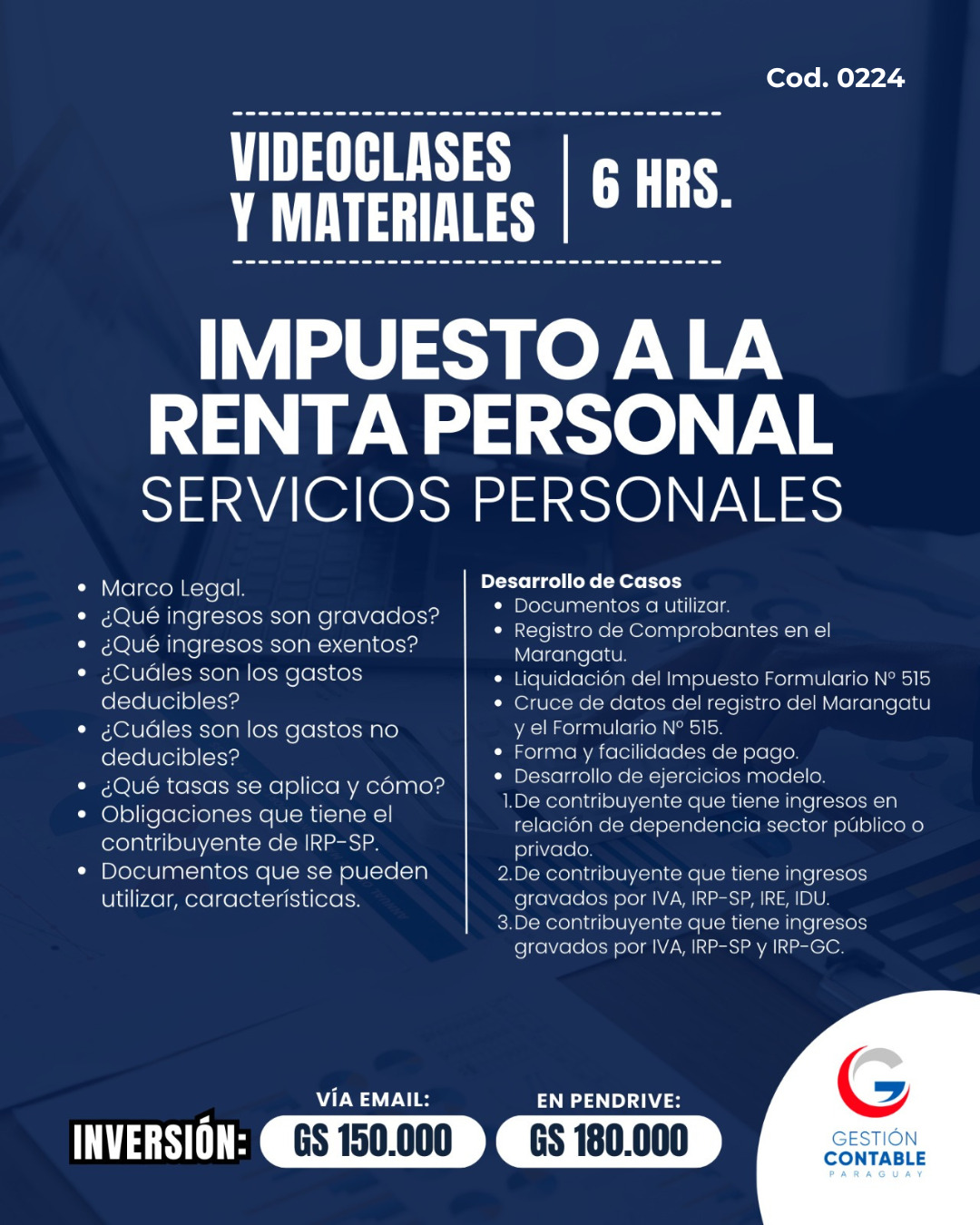 𝐕𝐈𝐃𝐄𝐎 𝐂𝐋𝐀𝐒𝐄𝐒 & 𝐌𝐀𝐓𝐄𝐑𝐈𝐀𝐋𝐄𝐒 6 horas  𝐈𝐌𝐏𝐔𝐄𝐒𝐓𝐎 𝐀 𝐋𝐀 𝐑𝐄𝐍𝐓𝐀 𝐏𝐄𝐑𝐒𝐎𝐍𝐀𝐋 𝐒𝐄𝐑𝐕𝐈𝐂𝐈𝐎𝐒 𝐏𝐄𝐑𝐒𝐎𝐍𝐀𝐋𝐄𝐒