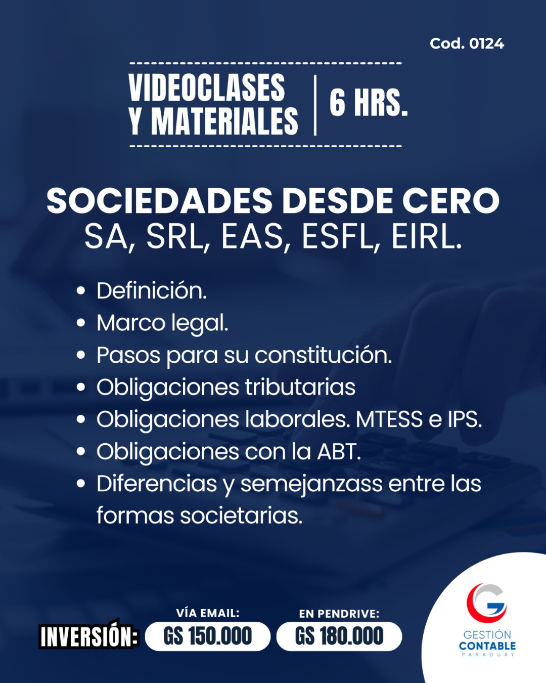 𝐕𝐈𝐃𝐄𝐎 𝐂𝐋𝐀𝐒𝐄𝐒 & 𝐌𝐀𝐓𝐄𝐑𝐈𝐀𝐋𝐄𝐒  6️⃣  𝑯𝑶𝑹𝑨𝑺  𝐒𝐎𝐂𝐈𝐄𝐃𝐀𝐃𝐄𝐒 𝐃𝐄𝐒𝐃𝐄 𝐂𝐄𝐑𝐎  𝐒𝐀, 𝐒𝐑𝐋, 𝐄𝐀𝐒, 𝐄𝐒𝐅𝐋, 𝐄𝐈𝐑𝐋.