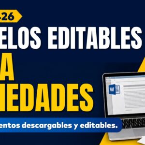 0426 MODELOS EDITABLES PARA SOCIEDADES (DESCARGABLE)