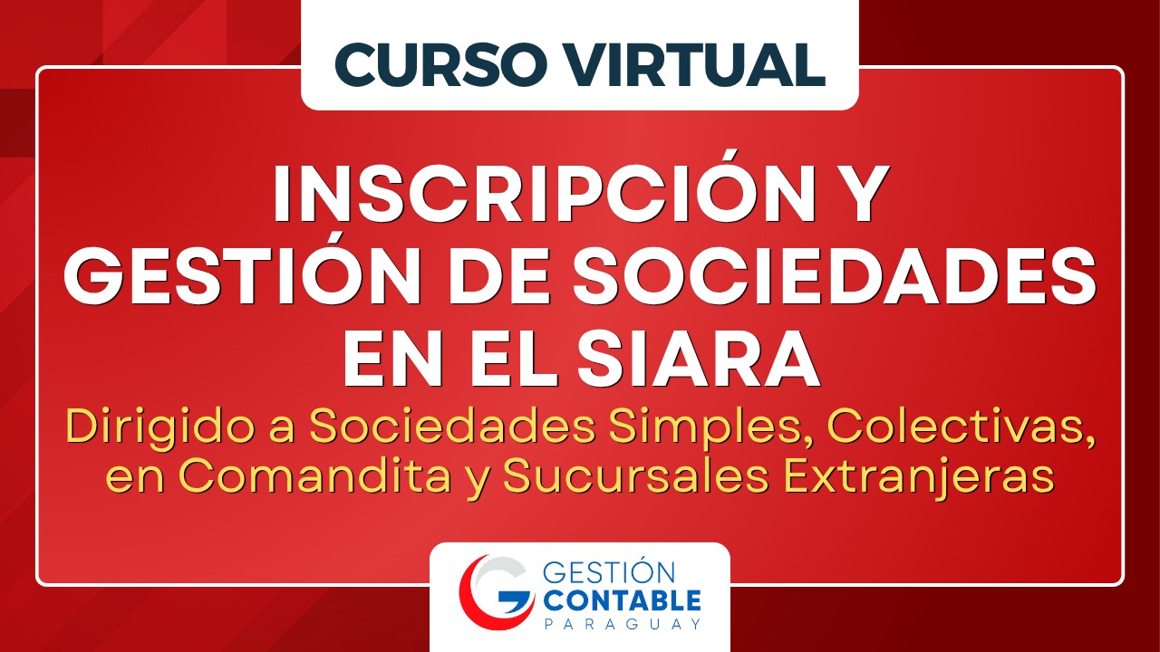 0526 GESTION DE SOCIEDADES EN EL SIARA (ÚNICA CLASE)