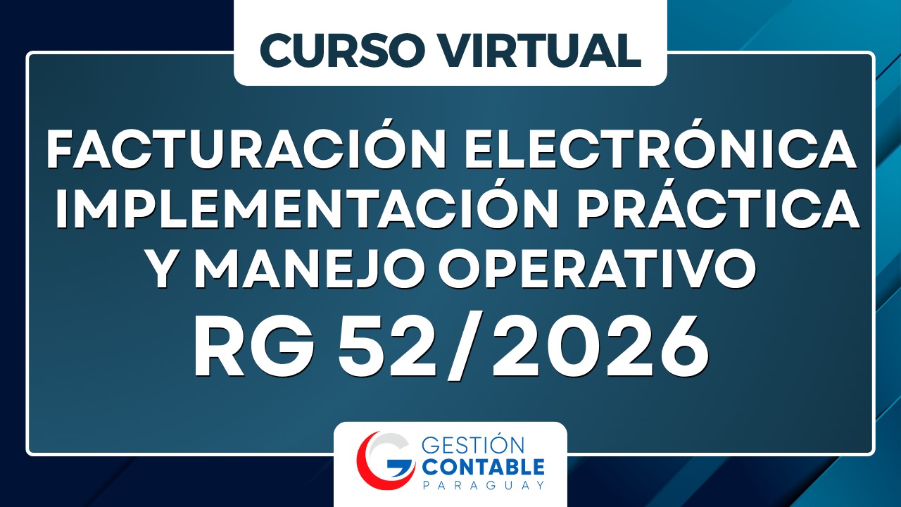 0526 FACTURACION ELECTRONICA RG 52/26 (ÚNICA CLASE)