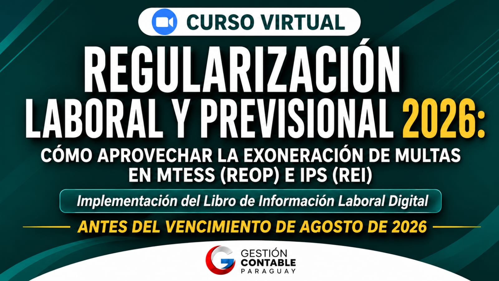 0626 REGULARIZACION LABORAL Y PREVISIONAL (6 HS DE ESTUDIO)