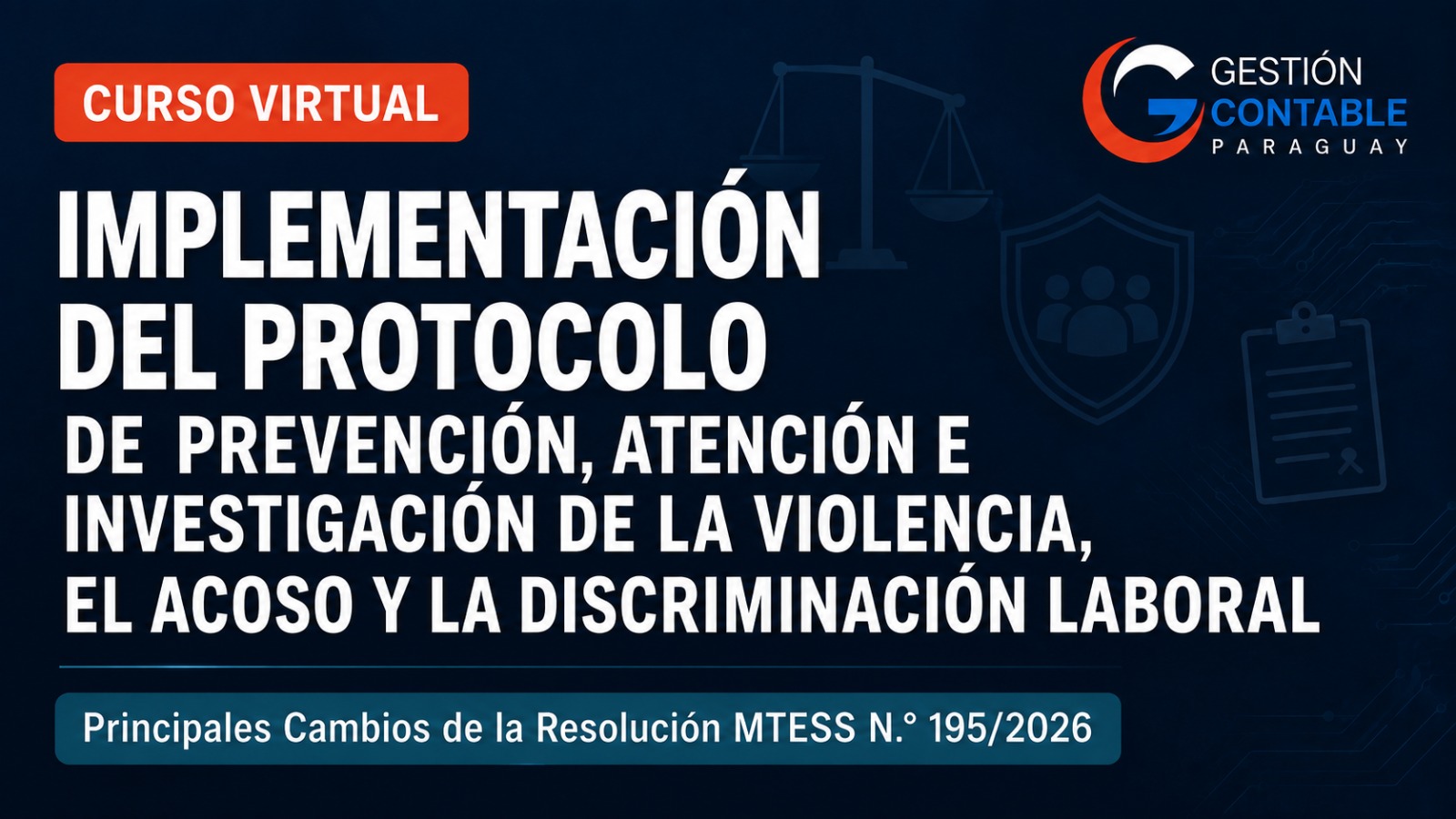 0726 PROTOCOLO DE PREVENCION RG195/26 (ÚNICA CLASE)