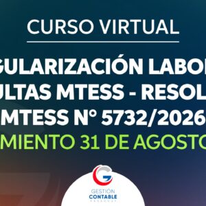 0826 REGULARIZACION LABORAL MTESS (ÚNICA CLASE)