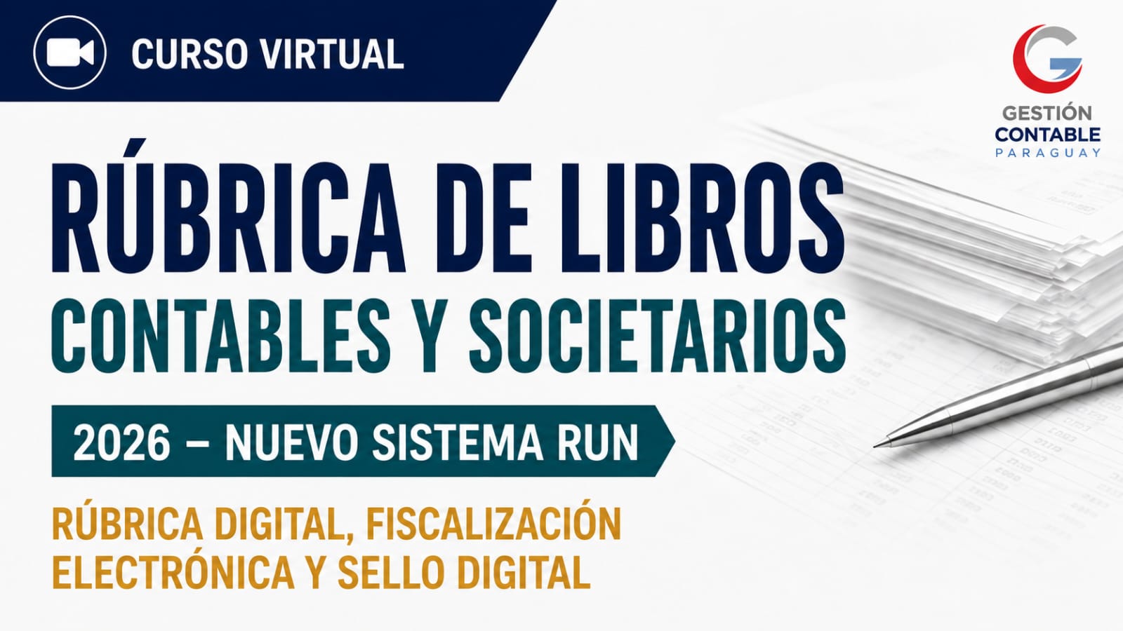 0826 RUBRICA DE LIBROS SISTEMA RUN (ÚNICA CLASE)